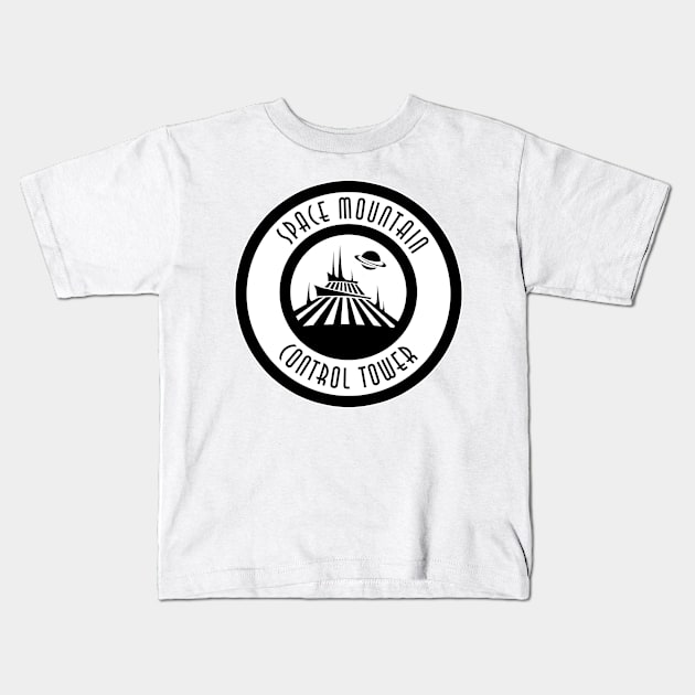 SMControlTowerSaturn Kids T-Shirt by WdwRetro